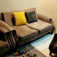 مبلمان راحتی هفت نفره به همراه میز جلو|مبلمان خانگی و میز عسلی|تهران, تسلیحات|دیوار