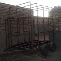 اسکلت کامل اسب کش دو اسب