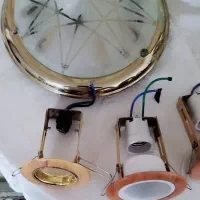 جا لامپی توکار سقفی و مهتابی در حد نو|لامپ و چراغ|یزد, |دیوار