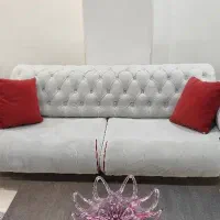 مبلمان هشت نفره همراه میز نهارخوری شش نفره