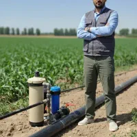 اجرای لوله کشی آبیاری قطره‌ای وبارانی بافیلتراسیون