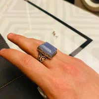 دو عدد انشگتر نقره با سنگ اصلی|کلکسیون اشیاء عتیقه|تهران, قیطریه|دیوار