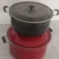 دو عدد قابلمه|ظروف پخت‌وپز|مشکین‌دشت, |دیوار