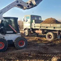 بابکت مینی بیل پیکور حمل نخاله خاور کمپرسی|خدمات حمل و نقل|قزوین, |دیوار