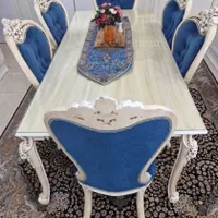 میز غذاخوری  سلطنتی شیک به همراه مبلمان ست