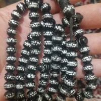 تسبیح یثر نقره کوب و انگشتر طلا روسی