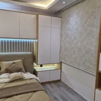 ست کمد دیواری و تخت دو نفره|تخت و سرویس خواب|تهران, سازمان برنامه جنوبی|دیوار