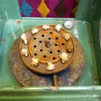 چراغ خوراک پزی قدیمی|کلکسیون اشیاء عتیقه|قم, سرحوض|دیوار