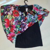 بلوز خارجی مانتو مزون تاپ و شلوارک