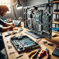 تعمیر تلویزیون در محل