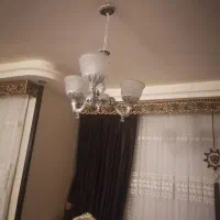 دوعدد لوستر 3شاخه و3 عدد دیوارکوب