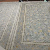 فرش ۹ متری  جفت طرح افشان ۱۲۰۰ شانه ۳۶۰۰ تراکم