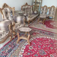 ست کامل وسالم مبل  سلطنتی چوب|مبلمان خانگی و میز عسلی|دورود, |دیوار