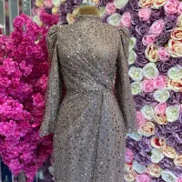 پارچه تور نگیندار و پولکی مناسب لباس مجلسی|لباس|شهرکرد, |دیوار