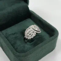 نیم ست انگشتر نقره کادو سالگرد روز دختر مبارک 3184|بدلیجات|تبریز, |دیوار