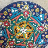 بشقاب دیوارکوب میناسفال