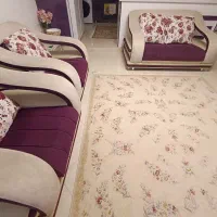 مبل ۷ نفره ، جلو مبلی و میز عسلی