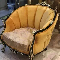 مبل سلطنتی کلاسیک استیل منبتی