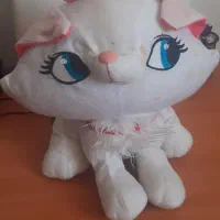 عروسک گربه زیبا و بزرگ