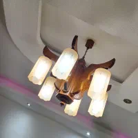 لوستر|لوستر و چراغ آویز|رشت, باهنر|دیوار