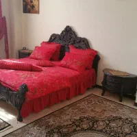 تخت خواب دو نفره ۱۸۰ در ۲۰۰ تمام چوب طبیعی
