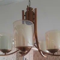 ۳عددلوستراستیل رنگ بژ