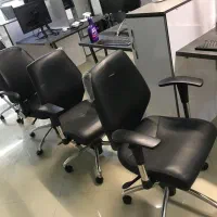 میز و صندلی اداری چرمی راد سیستم مدل E336R