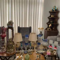 ظروف خانه تزیینی دکوری شمعدان گلدان آنتیک قدیمی|کلکسیون اشیاء عتیقه|تهران, ونک|دیوار