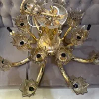 لوستر۱۶ شاخه عاج فیل