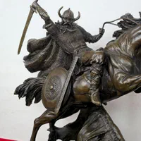 مجسمه برنز وایکینگ سوارکار برنزی|مجسمه، تندیس، ماکت|تهران, دردشت|دیوار
