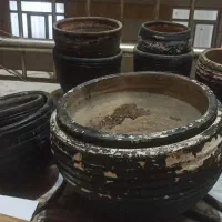 گلدان سفالی سِت سالم بدون شکستگی