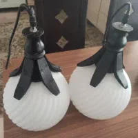 دو عدد لوستر حبابی شیک