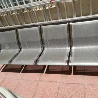 صندلی 4 نفره تمام استیل
