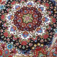 جفت فرش دستباف دایره به قطر ۲ متر سالاری رج ۳۰|فرش|تبریز, |دیوار