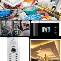خدمات برق ساختمان نصب لوستر برق کاری