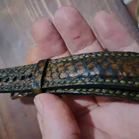 بند ساعت پوست افعی