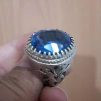 توپاز انگشتر نقره