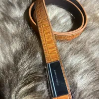 کمربند چرم گاوی و چرم گاومیش