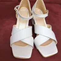 کفش سفید مجلسی نو