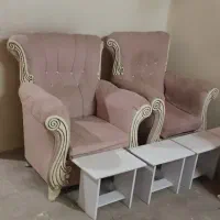مبل راحتی ۷ نفره به همراه ۵تا میز عسلی