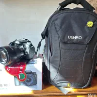 دوربین کانن 70d+لنز 18-135 STM در حد‌ نو