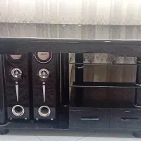 میزتلوزیون شیشه ای