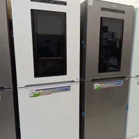 یخچال و فیریز درب شیشه و اب ریز (صمدزاده ۲ )