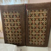 پشتی دو عدد رویه فرش ترکمن|پشتی|خوی, |دیوار