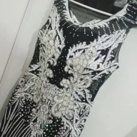 لباس مجلسی سنگدوزی خارجی