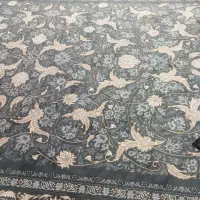 فرش 12متری نو طوسی دودی