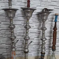 قلیون خلیل مامون استیل و تنه چوبی دوسیب