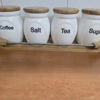 ظرف چای و ادویه جات درب چوبی|ظروف سرو و پذیرایی|مشهد, ده دی|دیوار