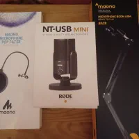 میکروفون Rode NT-USB Mini همراه پاپ فیلتر و پایه