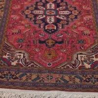 قالیچه دست باف گل ابریشمی